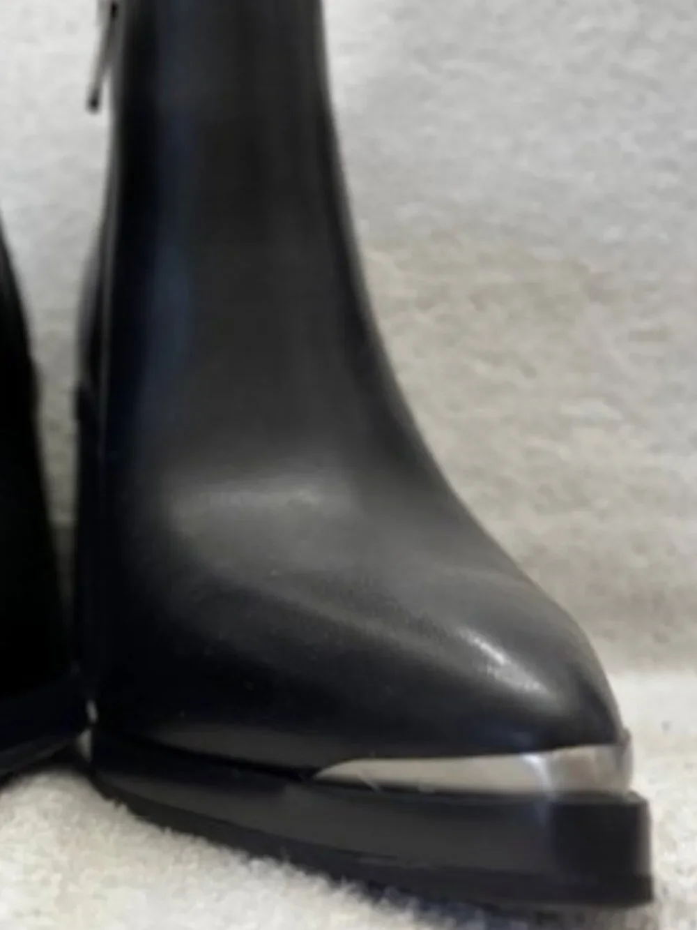 Charles David Dolores black block heeled booties NWOT Women's Size 8-1/2